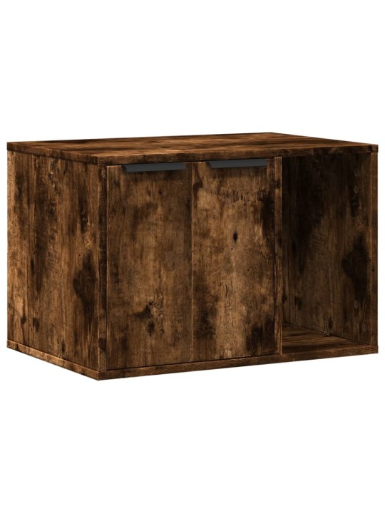 Kissanhiekkalaatikon kotelo savutammi 60x40x40 cm tekninen puu