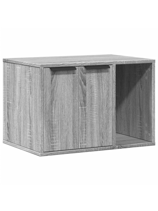 Kissanhiekkalaatikon kotelo sonoma 60x40x40 cm tekninen puu