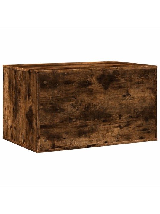 Kissanhiekkalaatikon kotelo savutammi 80x50x45 cm tekninen puu