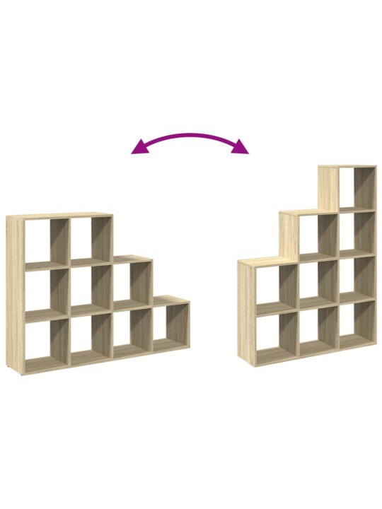 Huoneenjakaja 4 tasoa Sonoma 137,5x29x103,5 cm tekninen puu