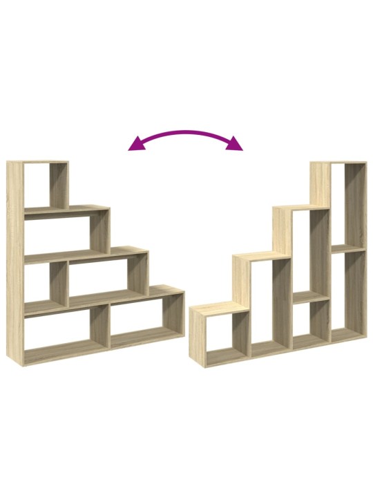 Huoneenjakaja 4 tasoa Sonoma 143,5x29x143,5 cm tekninen puu