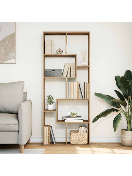 Huoneenjakaja/kirjahylly tammi 67x25x161,5 cm tekninen puu