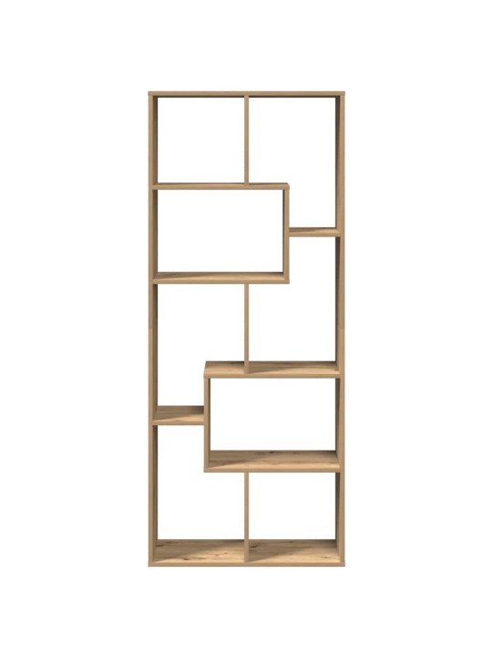 Huoneenjakaja/kirjahylly tammi 67x25x161,5 cm tekninen puu