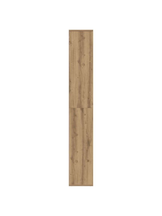 Huoneenjakaja/kirjahylly tammi 67x25x161,5 cm tekninen puu