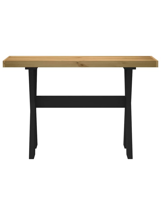 Konsolipöytä noain x-muotoiset jalat 120x30x75 cm