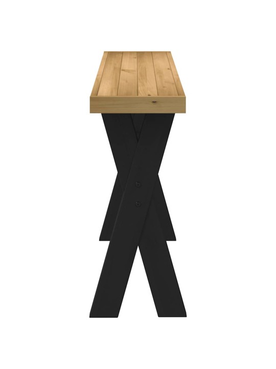 Konsolipöytä noain x-muotoiset jalat 120x30x75 cm