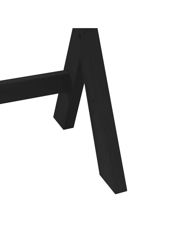 Työpöytä noain x-muotoiset jalat 120x50x75 cm massiivipuu mänty