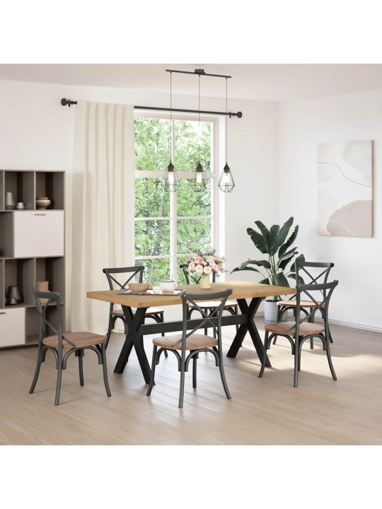 Ruokapöytä noain x-muotoiset jalat 180x90x75 cm