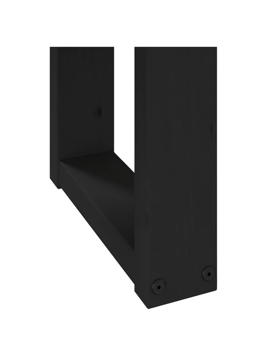 Ruokapöytä noain u-muotoiset jalat 180x40x45cm massiivipuumänty
