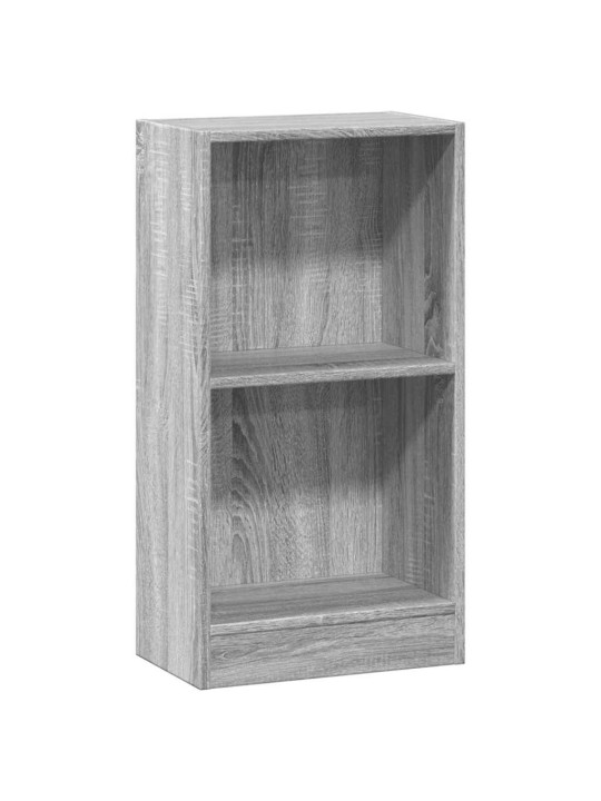 Kirjahylly harmaa sonoma 40x24x76 cm tekninen puu