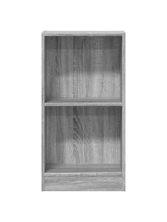 Kirjahylly harmaa sonoma 40x24x76 cm tekninen puu