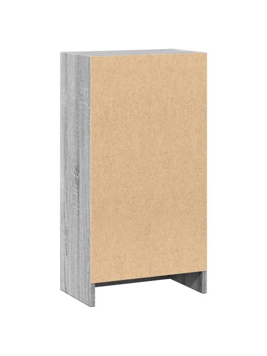 Kirjahylly harmaa sonoma 40x24x76 cm tekninen puu