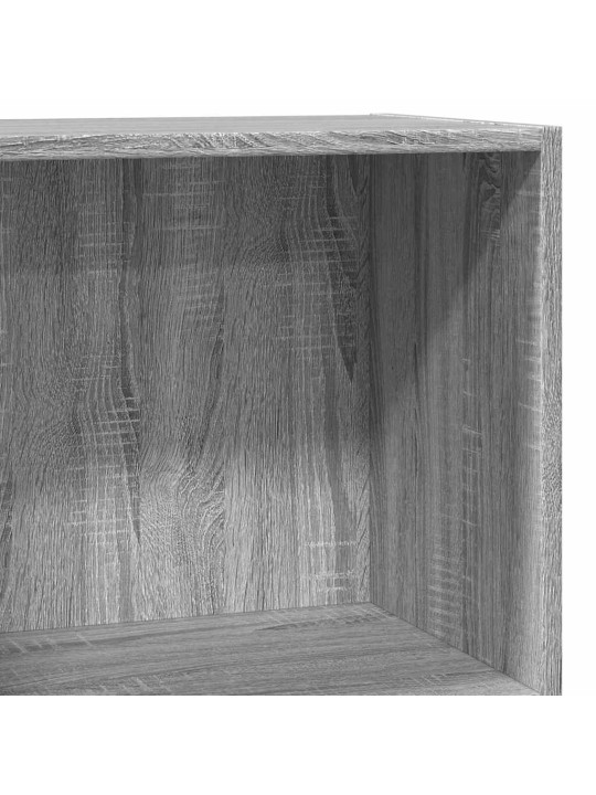 Kirjahylly harmaa sonoma 40x24x76 cm tekninen puu
