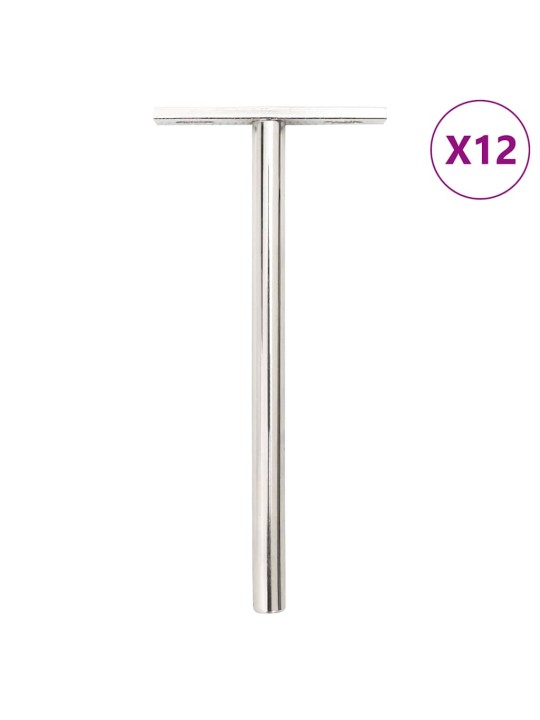 kelluvat hyllykannattimet 12 kpl näkymätöntä Ø10x150 mm
