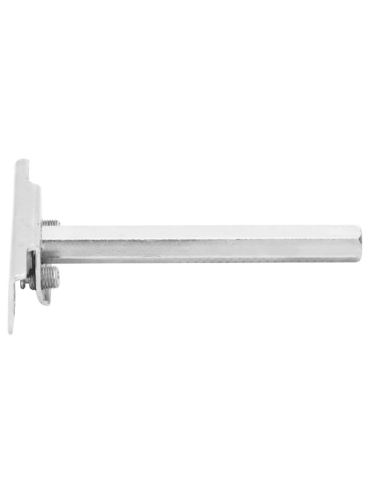 kelluvat hyllykannattimet 12 kpl näkymätöntä Ø12x100 mm