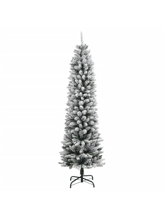 Tekojoulukuusi 150 led-valoa ja lumihuurre 150 cm