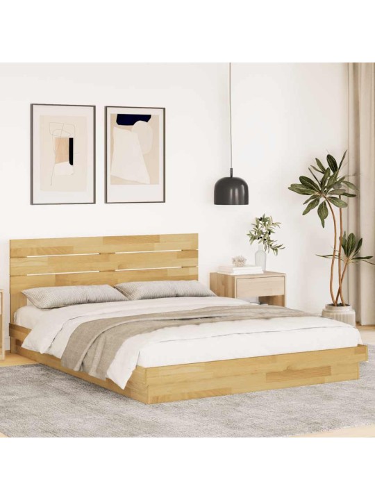 Sängynrunko sängynpäädyllä ilman patjaa 150x200 cm