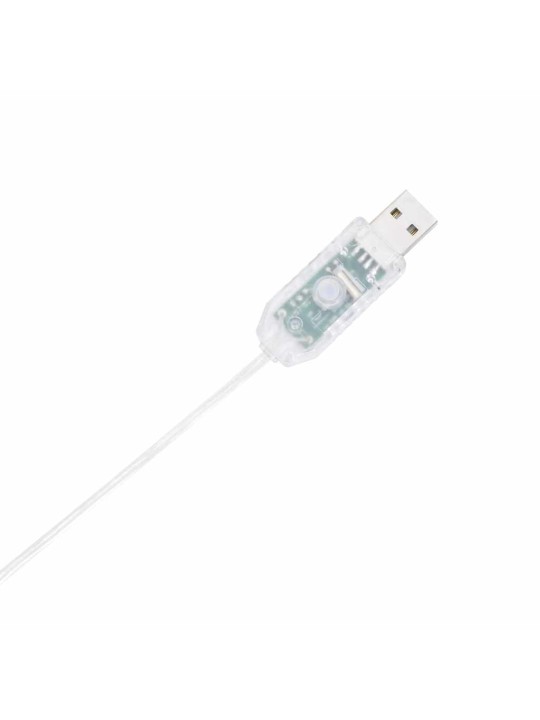Joulukoristeet karkkiruoko 50 leds lämmin valkoinen