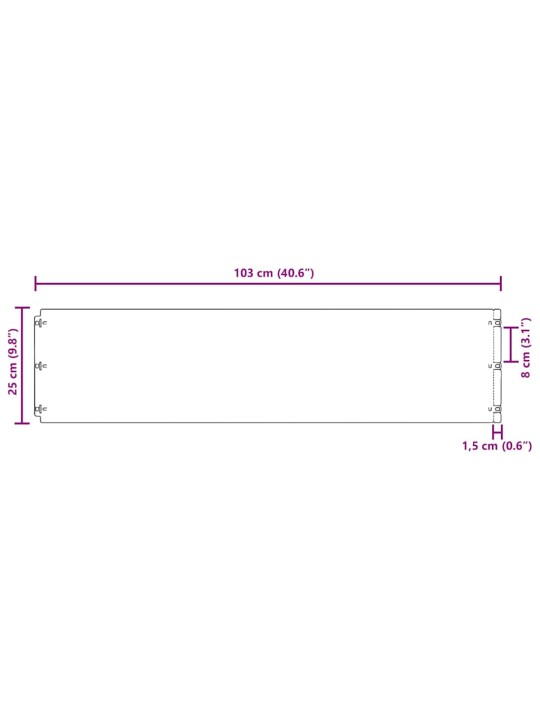 Nurmikon reunalistat 20 kpl 25x103cm joustava säänkestävä teräs