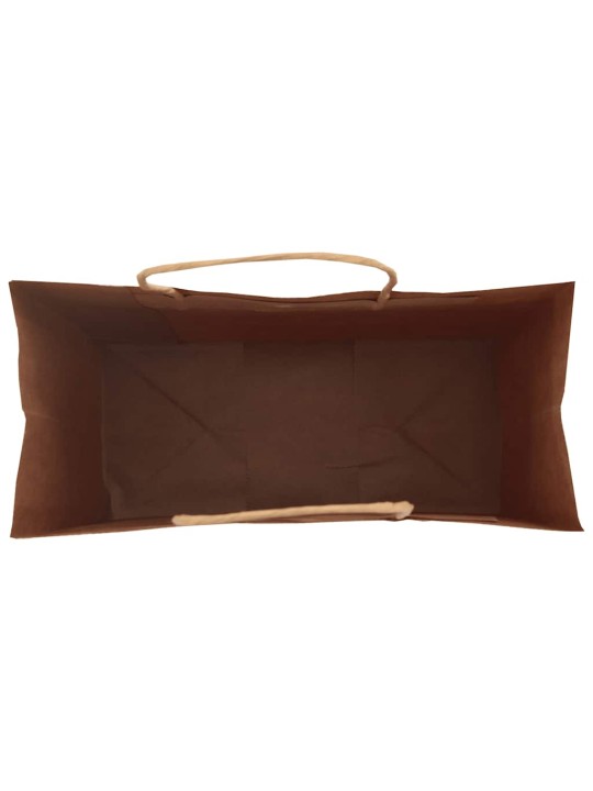 Paperikassit 50 kpl kahvoilla ruskea 26x12x35 cm