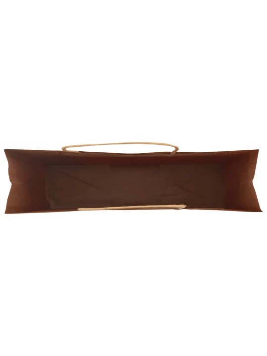 Paperikassit 250 kpl kahvoilla ruskea 54x15x49 cm