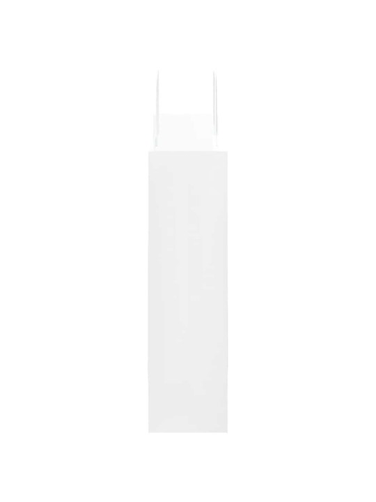 Paperikassit 250 kpl kahvoilla valkoinen 32x12x42 cm