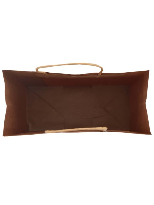 Paperikassit 250 kpl kahvoilla musta 18x8x22 cm