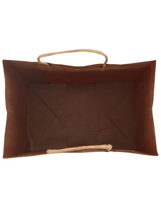Paperikassit 250 kpl kahvoilla musta 32x22x28 cm