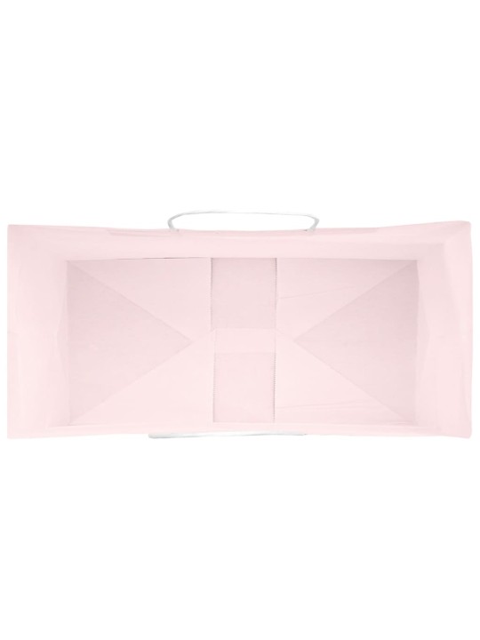 Paperikassit 50 kpl kahvoilla pinkki 18x8x22 cm