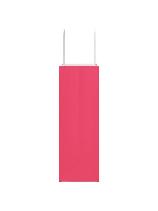 Paperikassit 50 kpl kahvoilla pinkki 21x11x31 cm