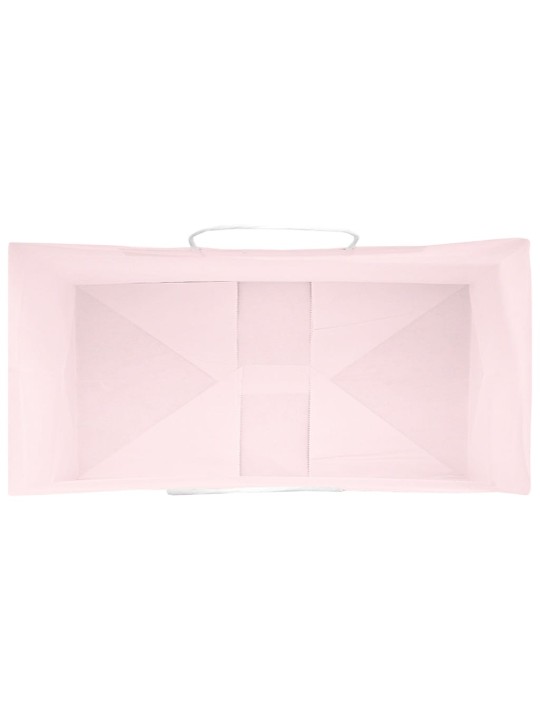 Paperikassit 50 kpl kahvoilla pinkki 21x11x31 cm