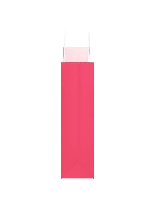 Paperikassit 50 kpl kahvoilla pinkki 32x12x42 cm