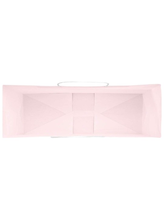 Paperikassit 50 kpl kahvoilla pinkki 32x12x42 cm