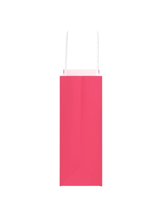 Paperikassit 250 kpl kahvoilla pinkki 18x8x22 cm