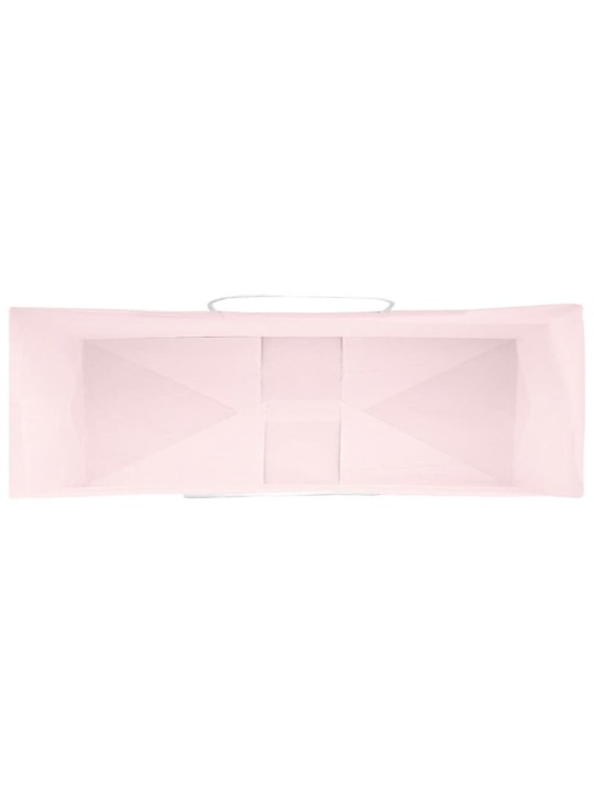 Paperikassit 250 kpl kahvoilla pinkki 32x12x42 cm