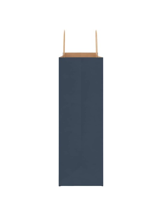 Paperikassit 50 kpl kahvoilla sininen 45x17x48 cm