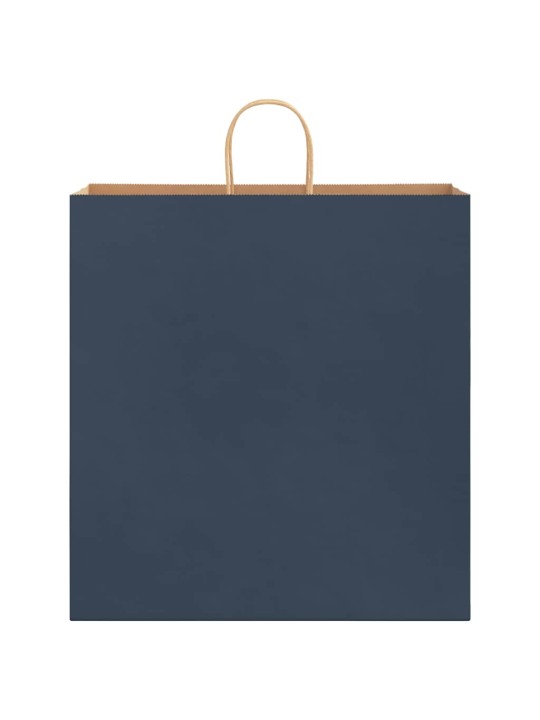 Paperikassit 250 kpl kahvoilla sininen 45x17x48 cm