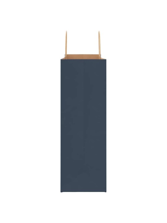 Paperikassit 250 kpl kahvoilla sininen 45x17x48 cm