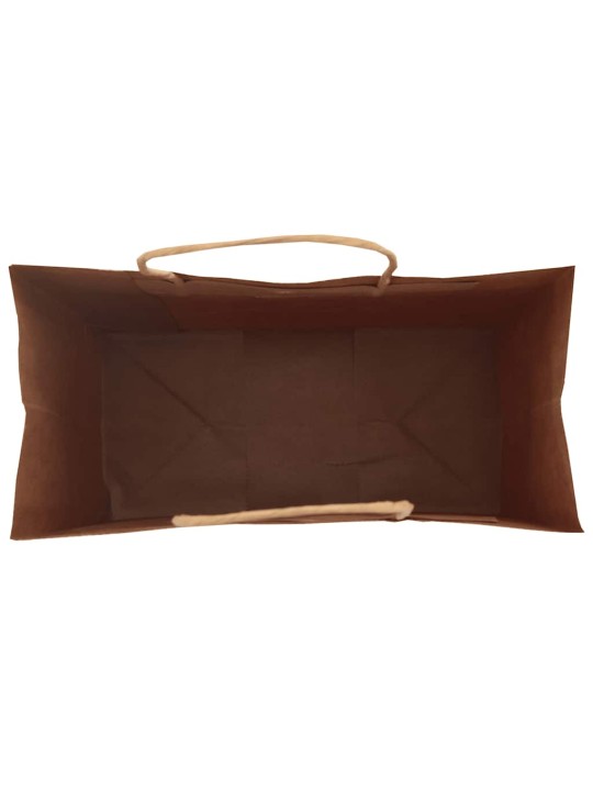 Paperikassit 250 kpl kahvoilla vihreä 21x11x28 cm
