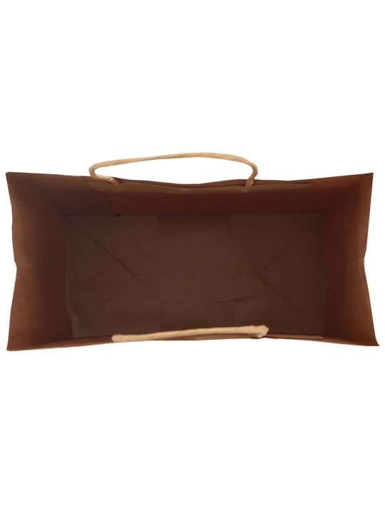 Paperikassit 250 kpl kahvoilla punainen 21x11x28 cm