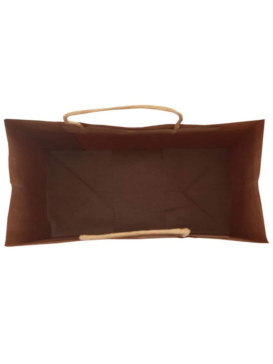 Paperikassit 250 kpl kahvoilla punainen 21x11x31 cm