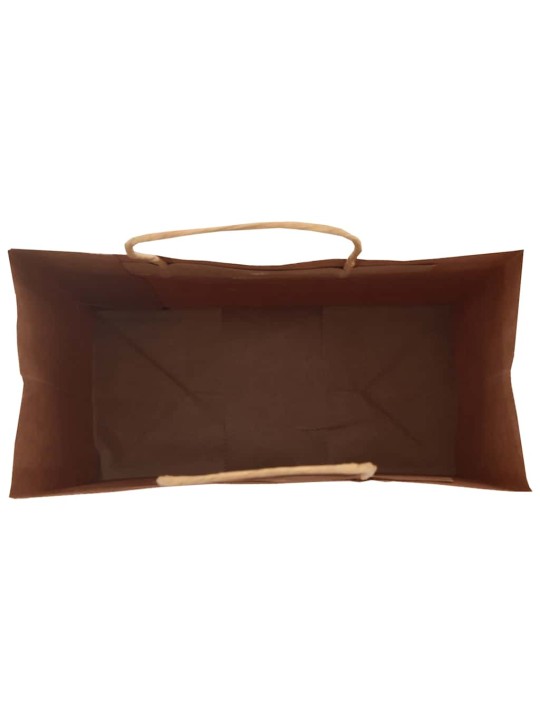 Paperikassit 250 kpl kahvoilla punainen 21x11x36 cm