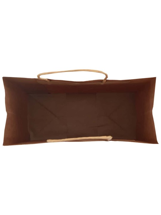Paperikassit 250 kpl kahvoilla punainen 26x12x35 cm
