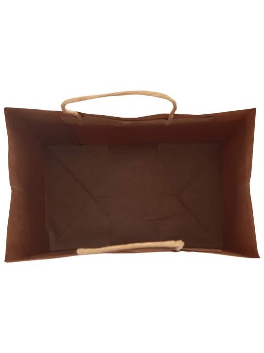 Paperikassit 250 kpl kahvoilla punainen 26x17x25 cm