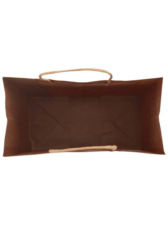 Paperikassit 250 kpl kahvoilla punainen 32x17x25 cm