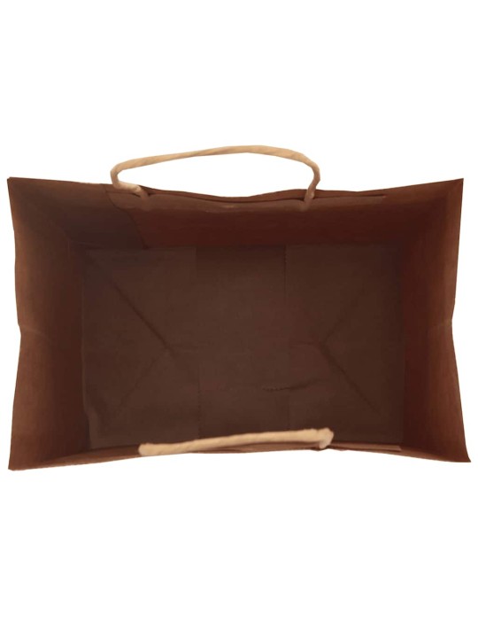 Paperikassit 250 kpl kahvoilla punainen 32x22x28 cm