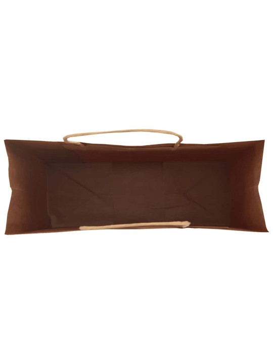 Paperikassit 250 kpl kahvoilla punainen 45x17x48 cm