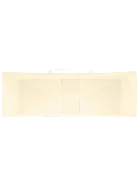 Paperikassit 50 kpl kahvoilla keltainen 32x12x42 cm