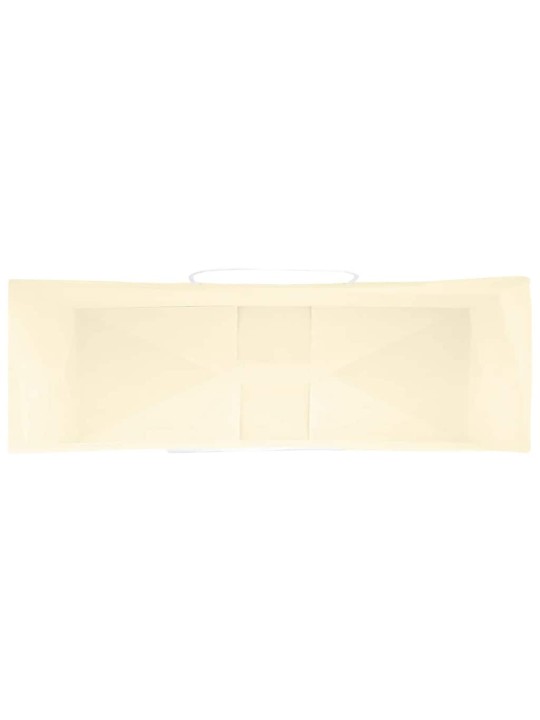 Paperikassit 250 kpl kahvoilla keltainen 32x12x42 cm
