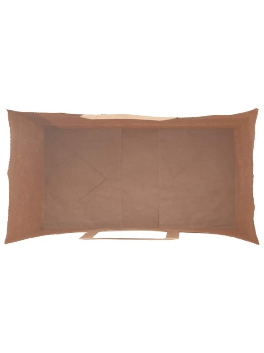 Paperikassit 50 kpl kahvoilla ruskea 21x11x36 cm